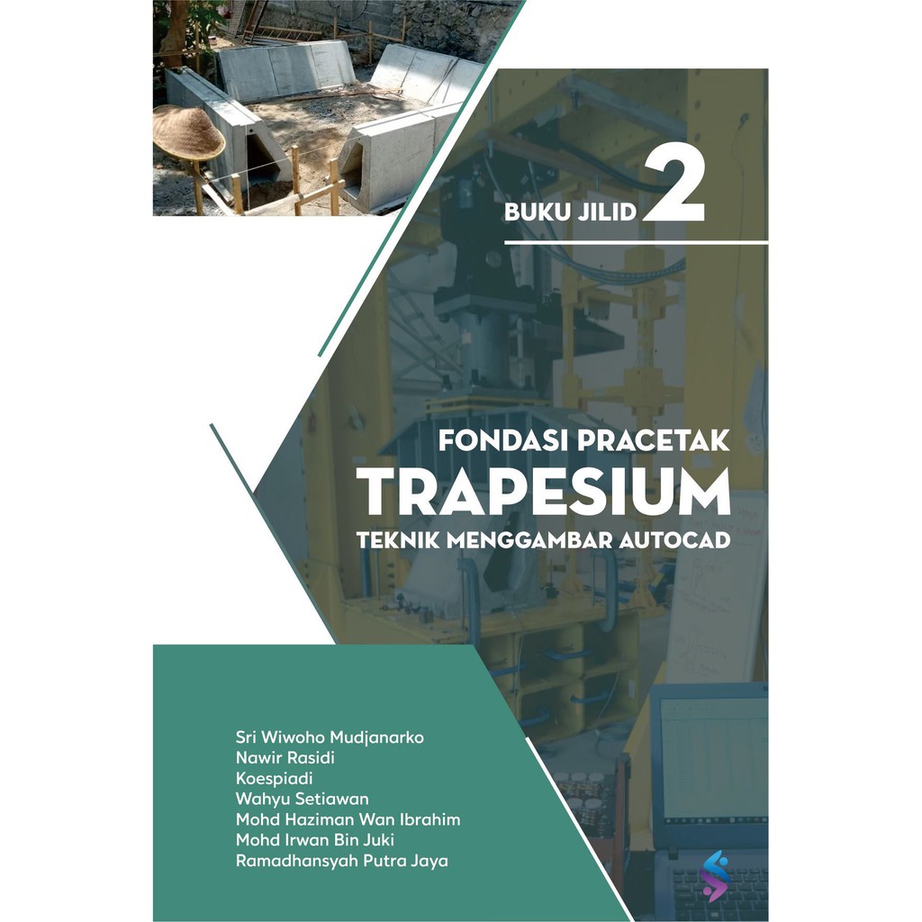 Fondasi Pracetak Trapesium Teknik Menggambar AutoCAD