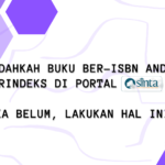 Cara Mengindeks Buku Ke Sinta